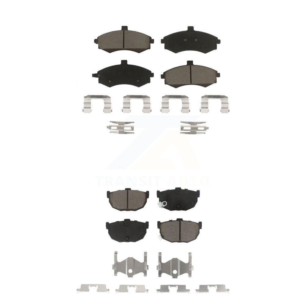 Ceramic Brake Pads Front Rear Kit For Hyundai Elantra Disc rear brakes