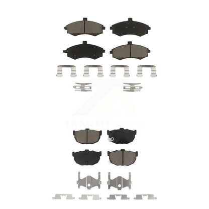 Ceramic Brake Pads Front Rear Kit For Hyundai Elantra Disc rear brakes