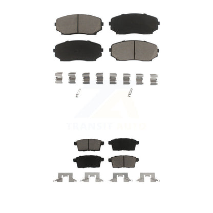 Ceramic Brake Pads Front Rear Kit For Mazda Ford Edge CX-7 CX-9 Lincoln MKX