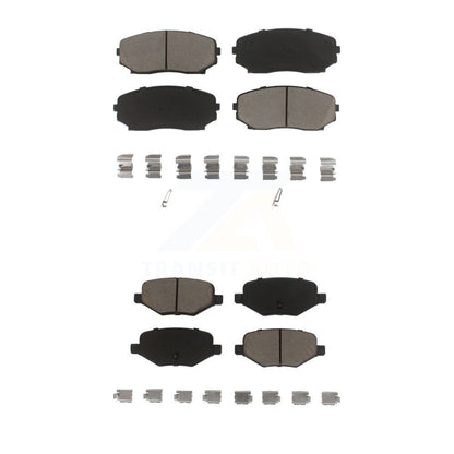 Ceramic Brake Pads Front Rear Kit For Ford Edge Lincoln MKX