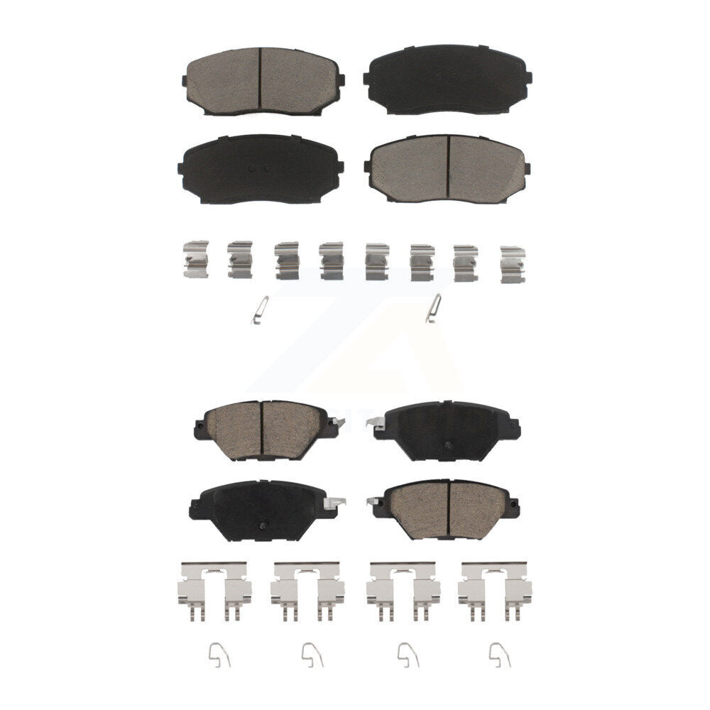 Ceramic Brake Pads Front Rear Kit For 2016-2023 Mazda CX-9