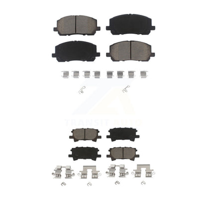Ceramic Brake Pads Front Rear Kit For Toyota Highlander
