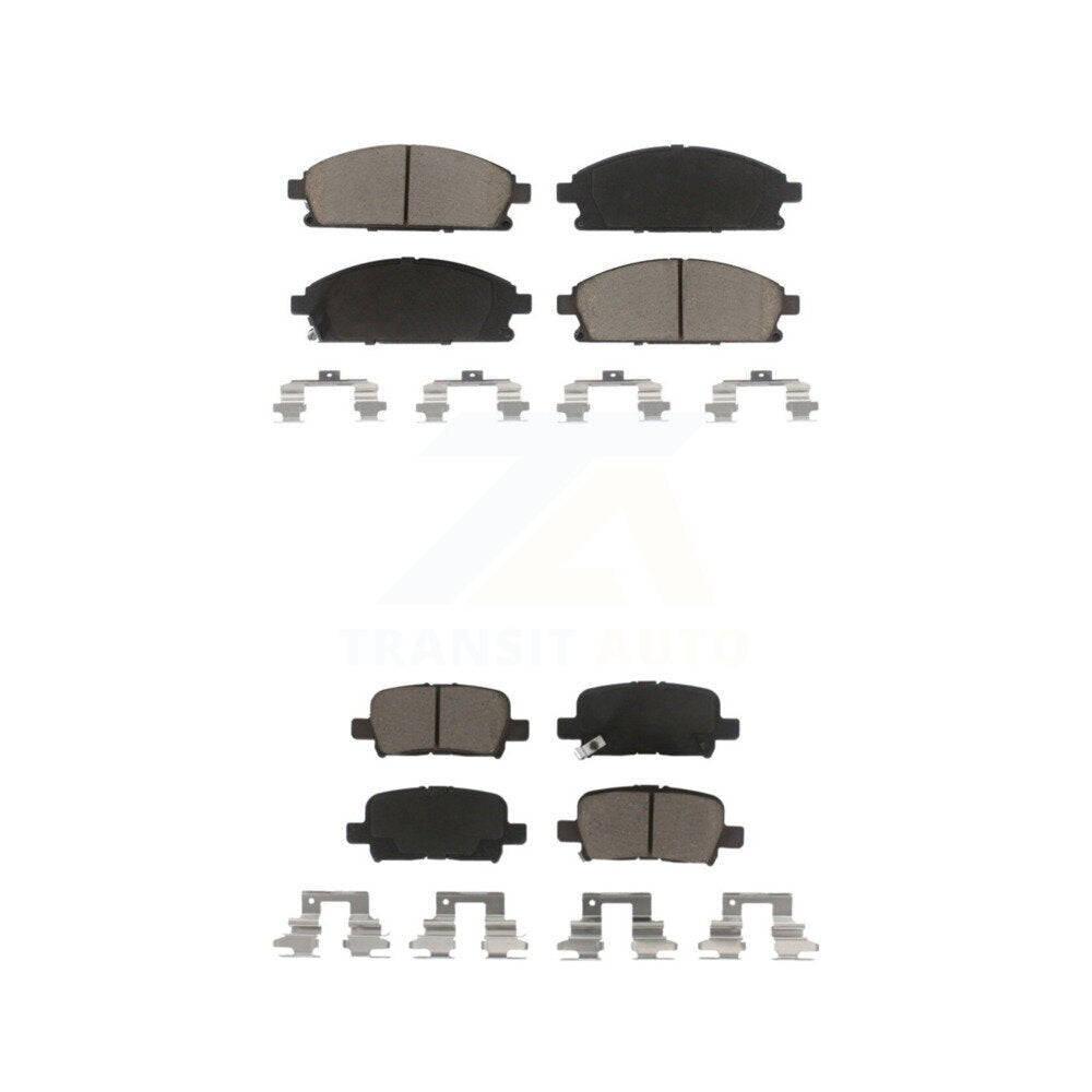 Ceramic Brake Pads Front Rear Kit For 2003-2006 Acura MDX