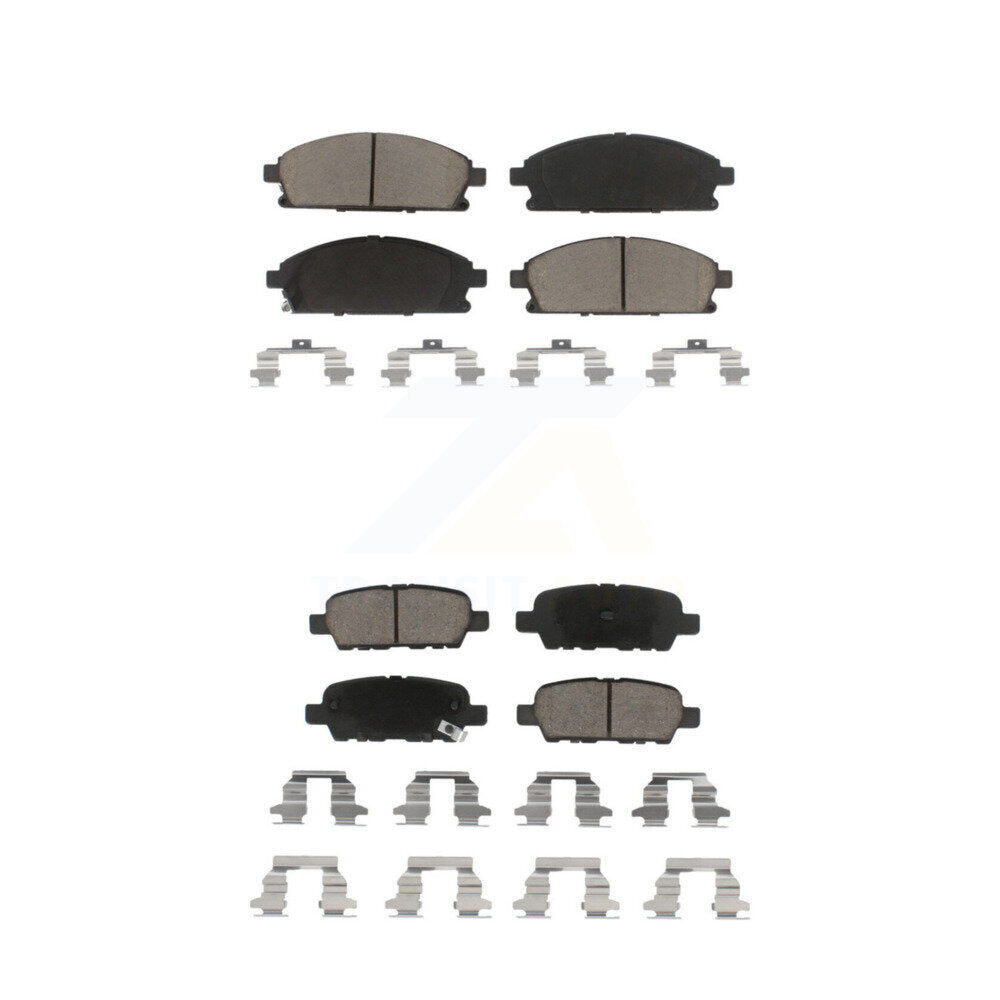Ceramic Brake Pads Front Rear Kit For Nissan X-Trail Quest