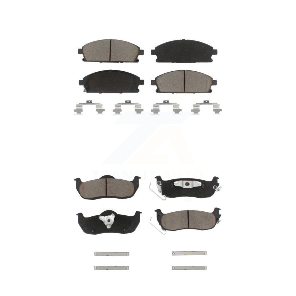 Ceramic Brake Pads Front Rear Kit For 2004 Nissan Pathfinder To 07 04