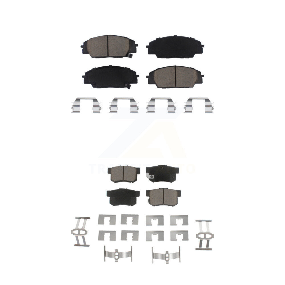 Ceramic Brake Pads Front Rear Kit For Honda Civic Acura CSX RSX S2000