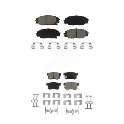 Ceramic Brake Pads Front Rear Kit For Honda Civic Acura CSX RSX S2000