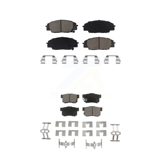Ceramic Brake Pads Front Rear Kit For Honda Civic Acura CSX RSX S2000