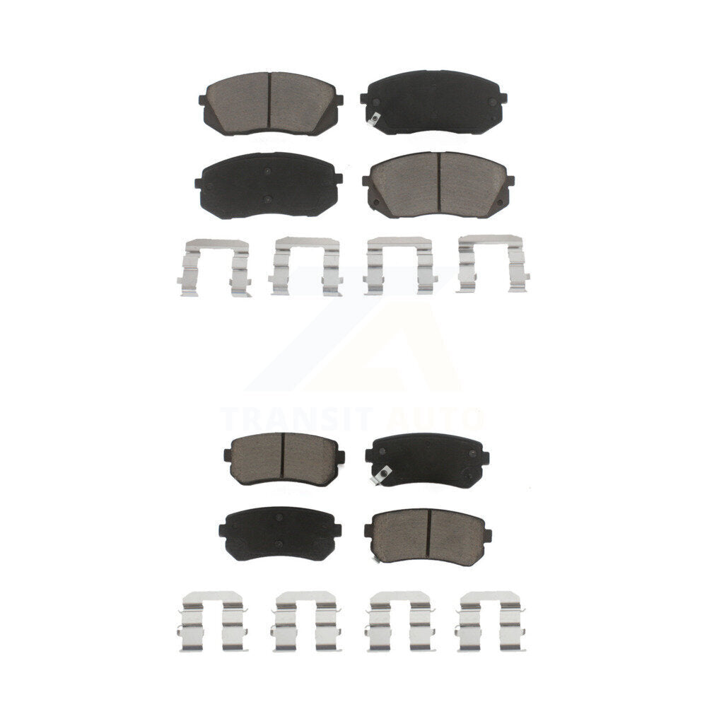 Ceramic Brake Pads Front Rear Kit For Hyundai Tucson Kia Sportage Cadenza