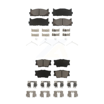 Ceramic Brake Pads Front Rear Kit For Toyota Camry Lexus ES350 Avalon ES300h