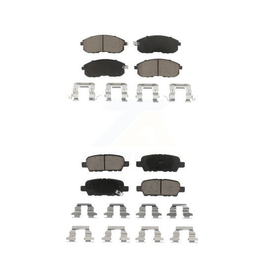 Ceramic Brake Pad Front Rear Kit For Nissan Sentra Altima Juke 350Z INFINITI G35