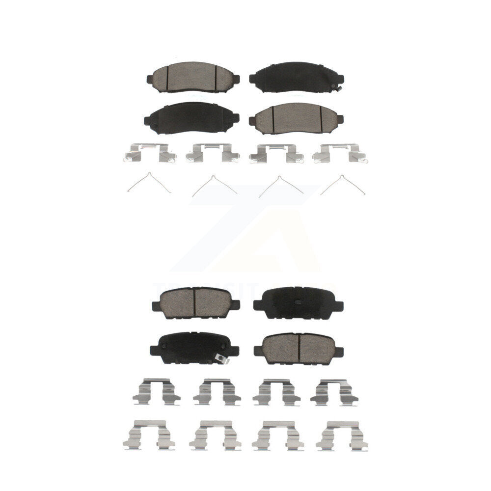 Ceramic Brake Pads Front Rear Kit For Nissan LEAF