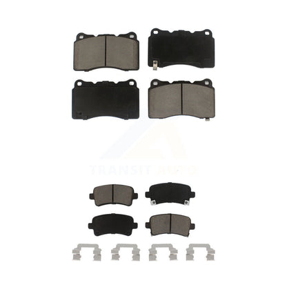 Ceramic Brake Pads Front Rear Kit For Buick Regal Cadillac XTS Saab 9-5
