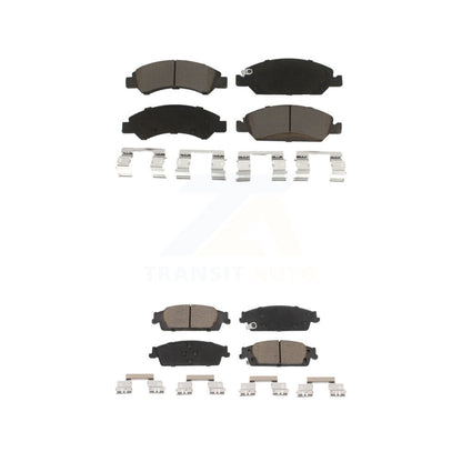 Ceramic Brake Pads Front Rear Kit For GMC Chevrolet Sierra 1500 Silverado Tahoe