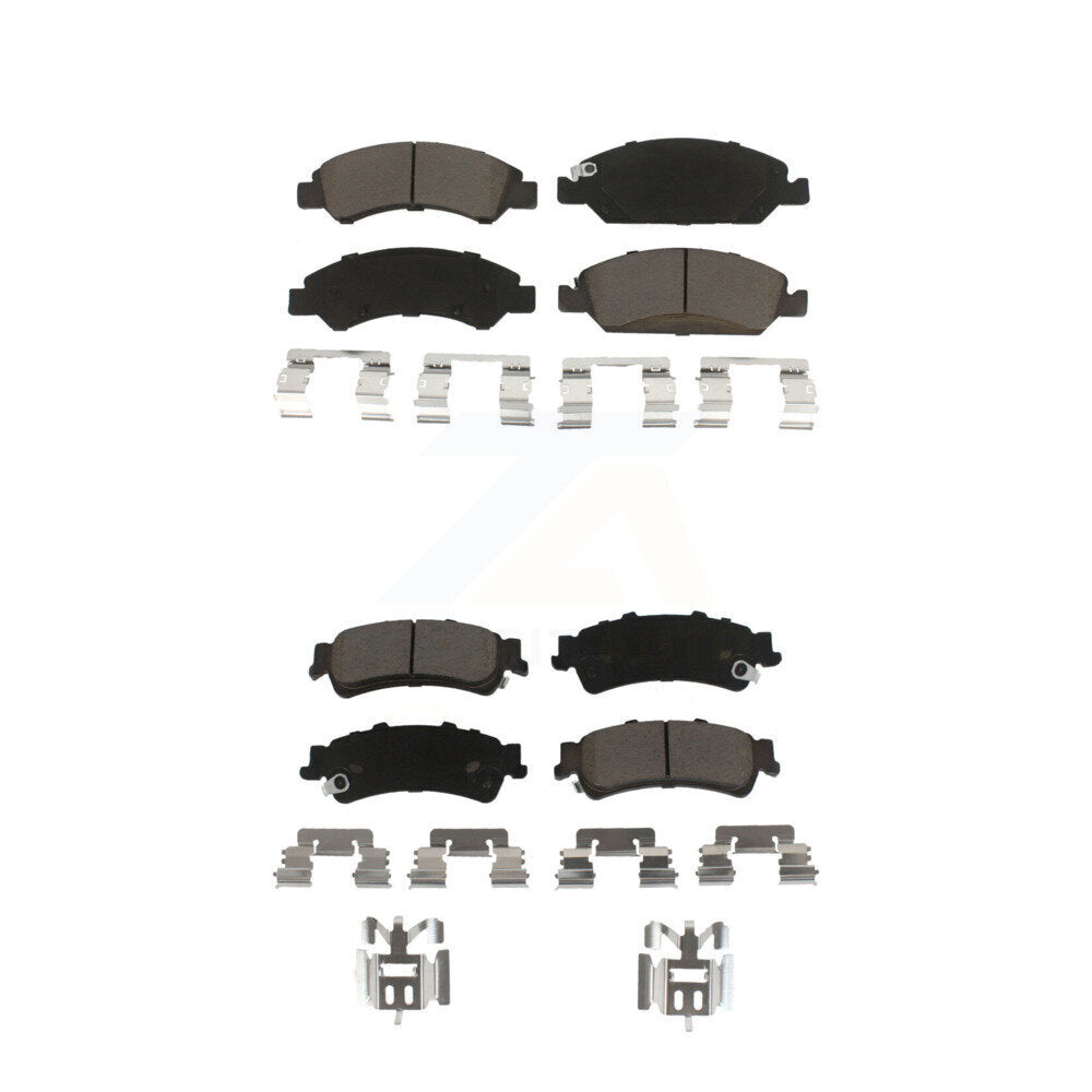Ceramic Brake Pad Front Rear Kit For Chevrolet GMC Silverado 1500 Sierra Classic