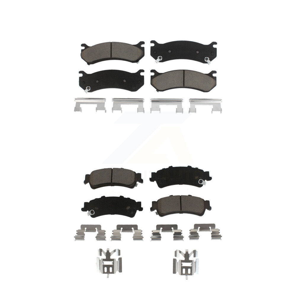 Ceramic Brake Pad Front Rear Kit For Chevrolet GMC Silverado 1500 Sierra Classic