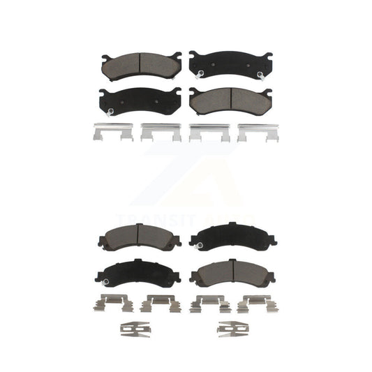 Ceramic Brake Pads Front Rear Kit For Chevrolet GMC Silverado 1500 Sierra Yukon