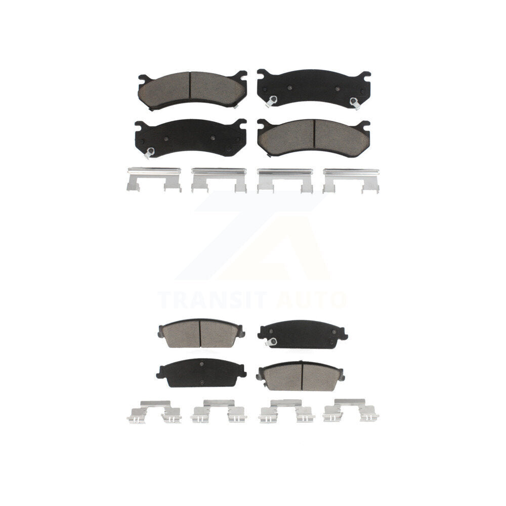 Ceramic Brake Pads Front Rear Kit For Chevrolet Silverado 1500 Disc rear brakes