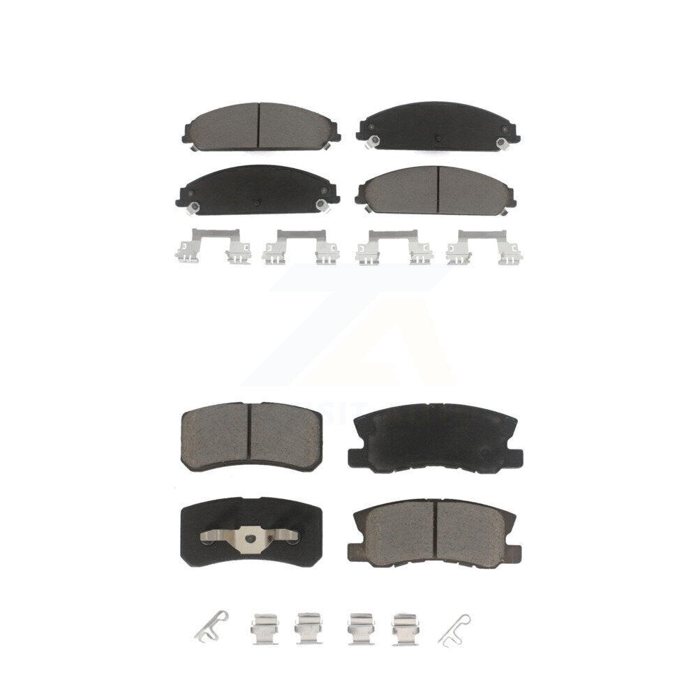 Ceramic Brake Pads Front Rear Kit For 2008-2009 Dodge Caliber SRT-4