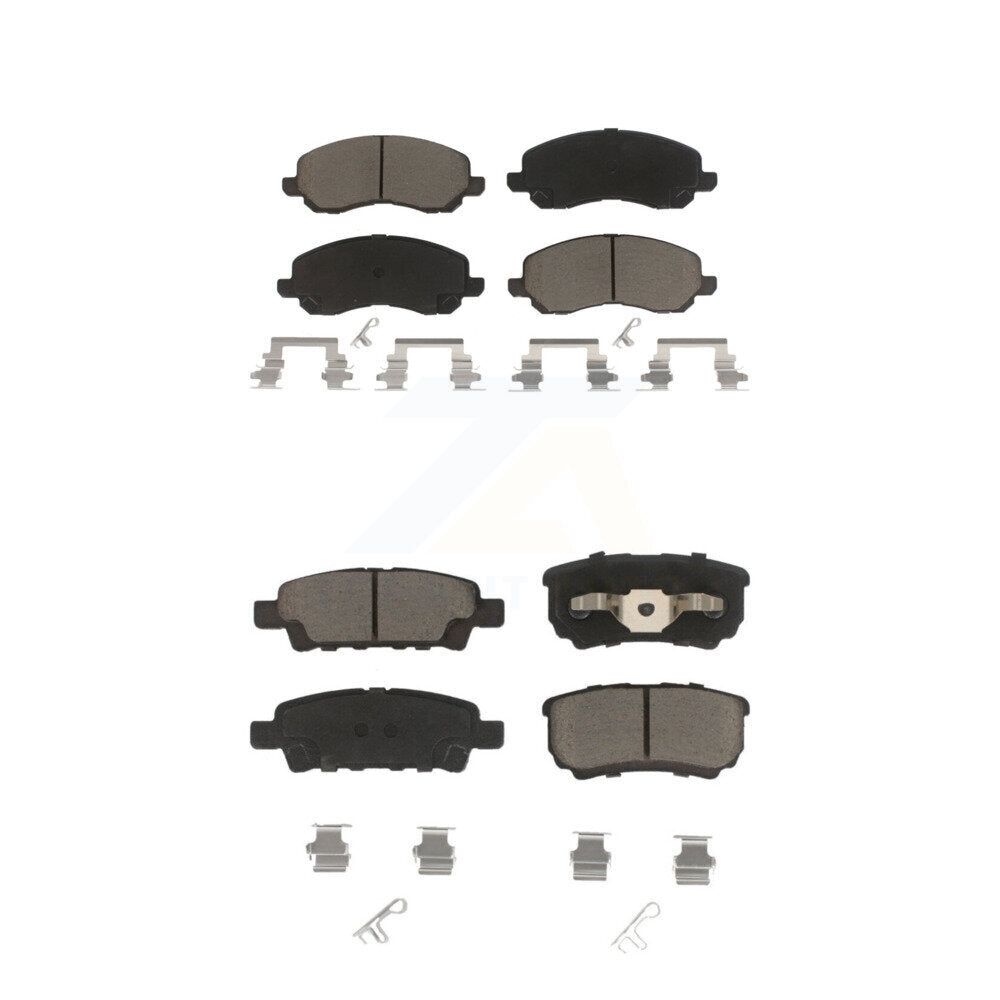 Ceramic Brake Pads Front Rear Kit For Jeep Patriot Mitsubishi Lancer Dodge 200