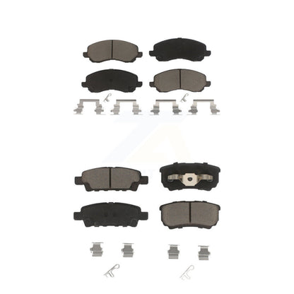 Ceramic Brake Pads Front Rear Kit For Jeep Patriot Mitsubishi Lancer Dodge 200