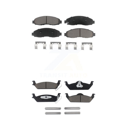 Ceramic Brake Pads Front Rear Kit For 2003-2004 Dodge Dakota