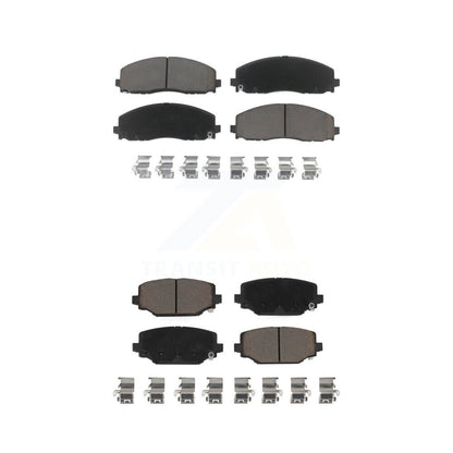 Ceramic Brake Pad Front Rear Kit For Dodge Grand Caravan Journey Chrysler Town &