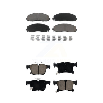 Ceramic Brake Pads Front Rear Kit For Chrysler Pacifica Grand Caravan Voyager