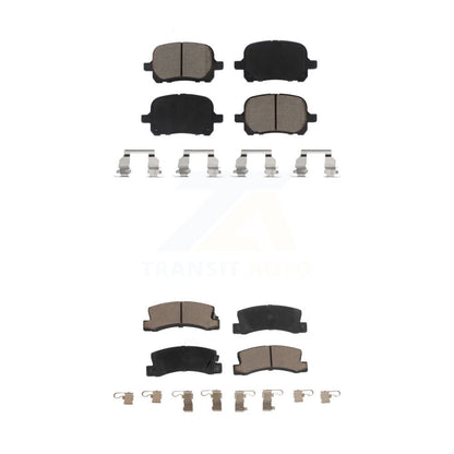 Ceramic Brake Pads Front Rear Kit For Toyota Camry Lexus RX300 Solara ES300