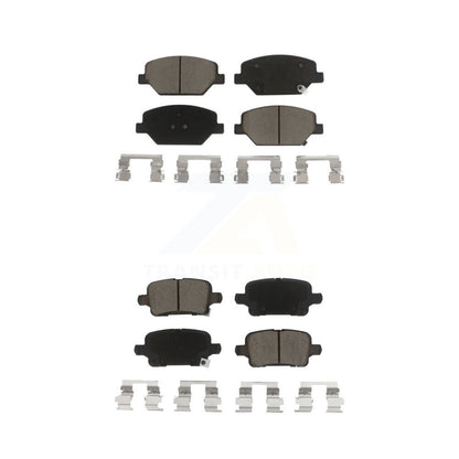 Ceramic Brake Pads Front Rear Kit For Chevrolet Equinox GMC Terrain Buick Regal