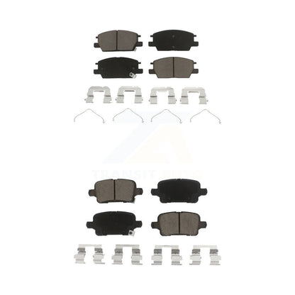 Ceramic Brake Pads Front Rear Kit For Chevrolet Equinox GMC Terrain Malibu Buick