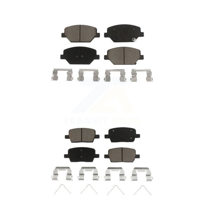 Ceramic Brake Pads Front Rear Kit For Chevrolet Camaro Without Brembo Calipers