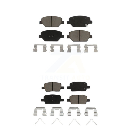 Ceramic Brake Pads Front Rear Kit For Chevrolet Camaro Without Brembo Calipers