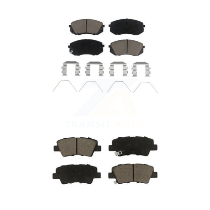 Ceramic Brake Pad Front Rear Kit For Kia Hyundai Forte Kona Elantra GT Optima EV