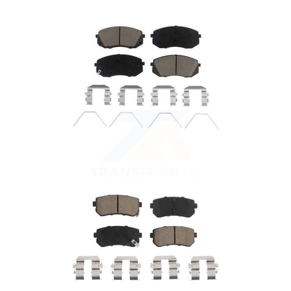 Ceramic Brake Pads Front Rear Kit For Kia Optima With Manual Parking