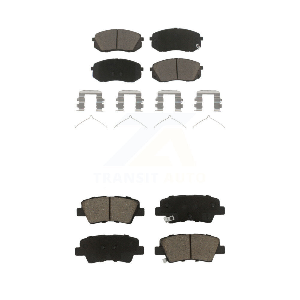 Ceramic Brake Pads Front Rear Kit For Hyundai Kona Electric Kia Sonata Optima EV