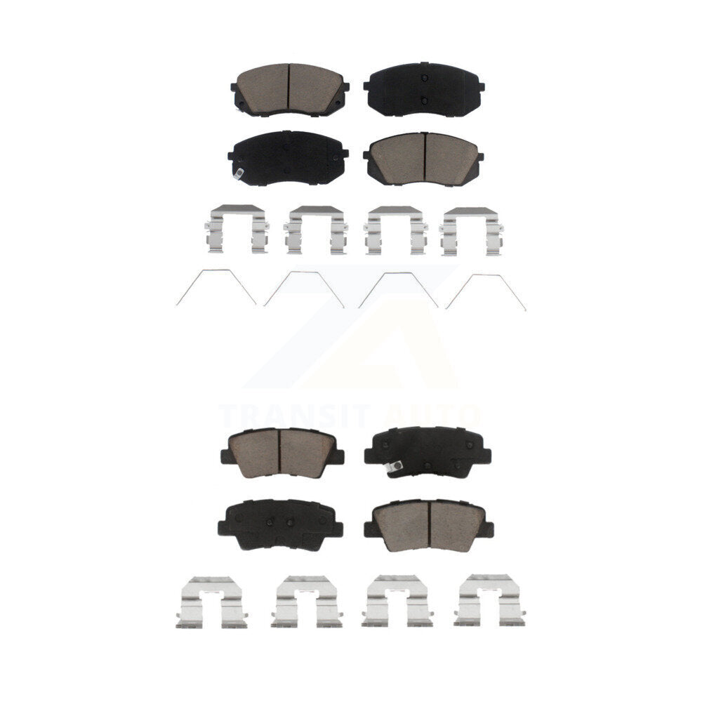 Ceramic Brake Pads Front Rear Kit For Hyundai Sonata With Electric Parking