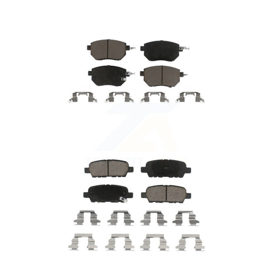 Ceramic Brake Pads Front Rear Kit For Nissan Murano Altima Maxima INFINITI FX35