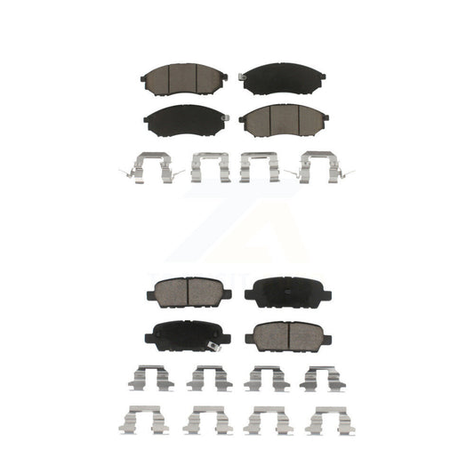 Ceramic Brake Pads Front Rear Kit For INFINITI Nissan Murano G37 G35 EX35 FX35
