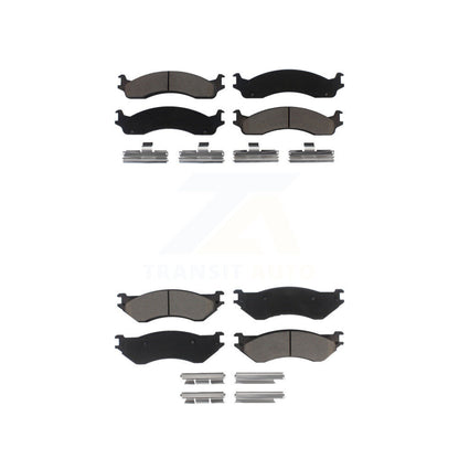 Ceramic Brake Pads Front Rear Kit For 2001-2002 Dodge Ram 2500 3500