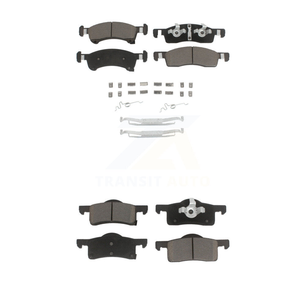 Ceramic Brake Pads Front Rear Kit For Ford Expedition Lincoln Navigator