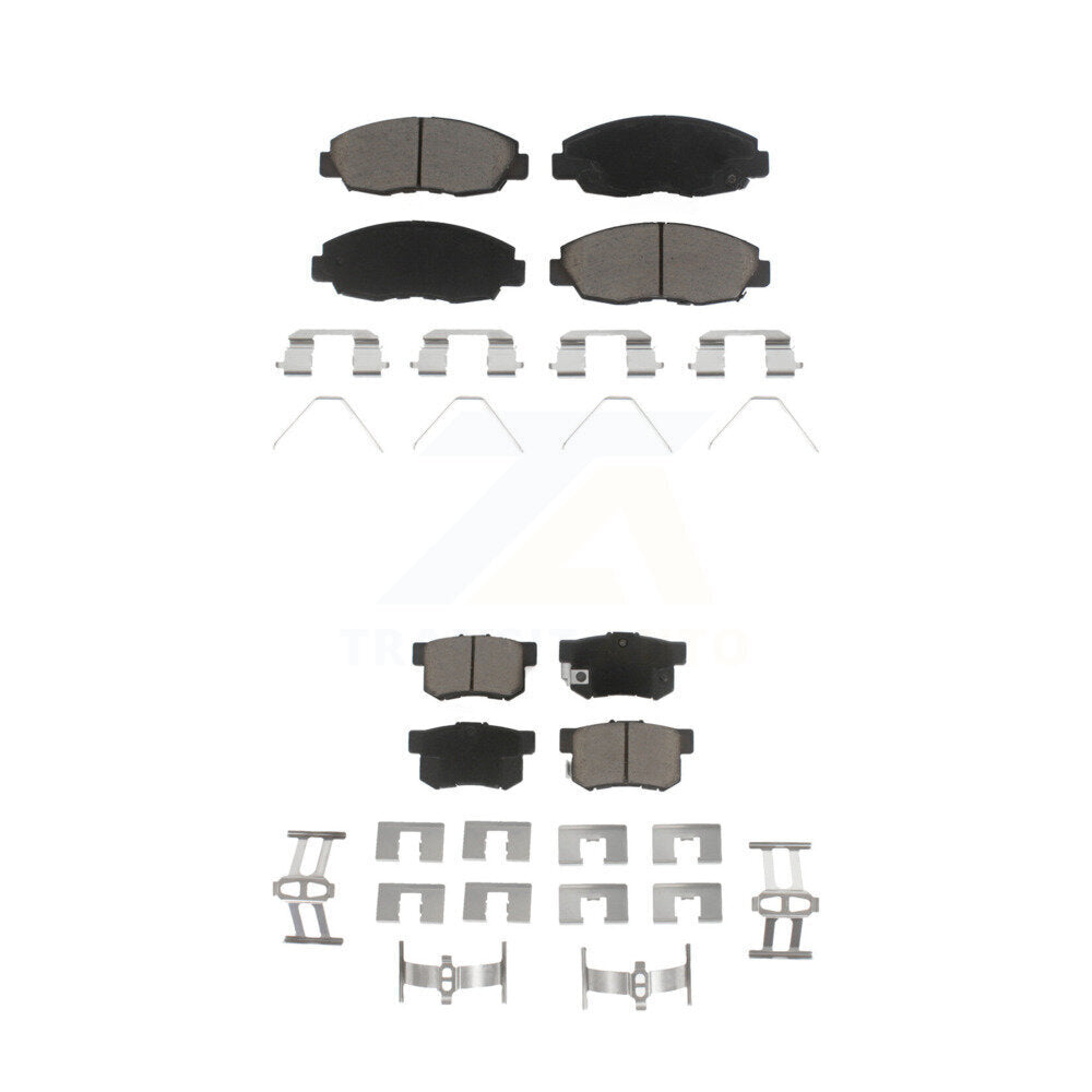 Ceramic Brake Pads Front Rear Kit For Honda Civic