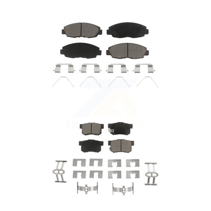 Ceramic Brake Pads Front Rear Kit For Honda Civic