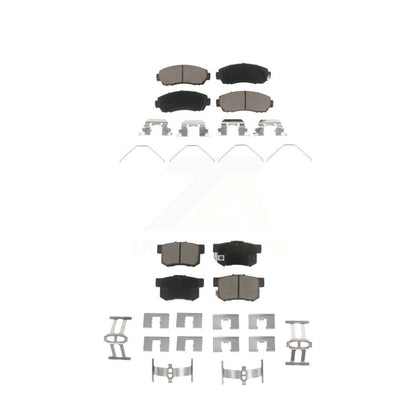 Ceramic Brake Pads Front Rear Kit For Honda Civic