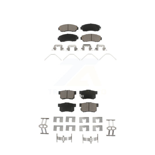 Ceramic Brake Pads Front Rear Kit For Honda Civic