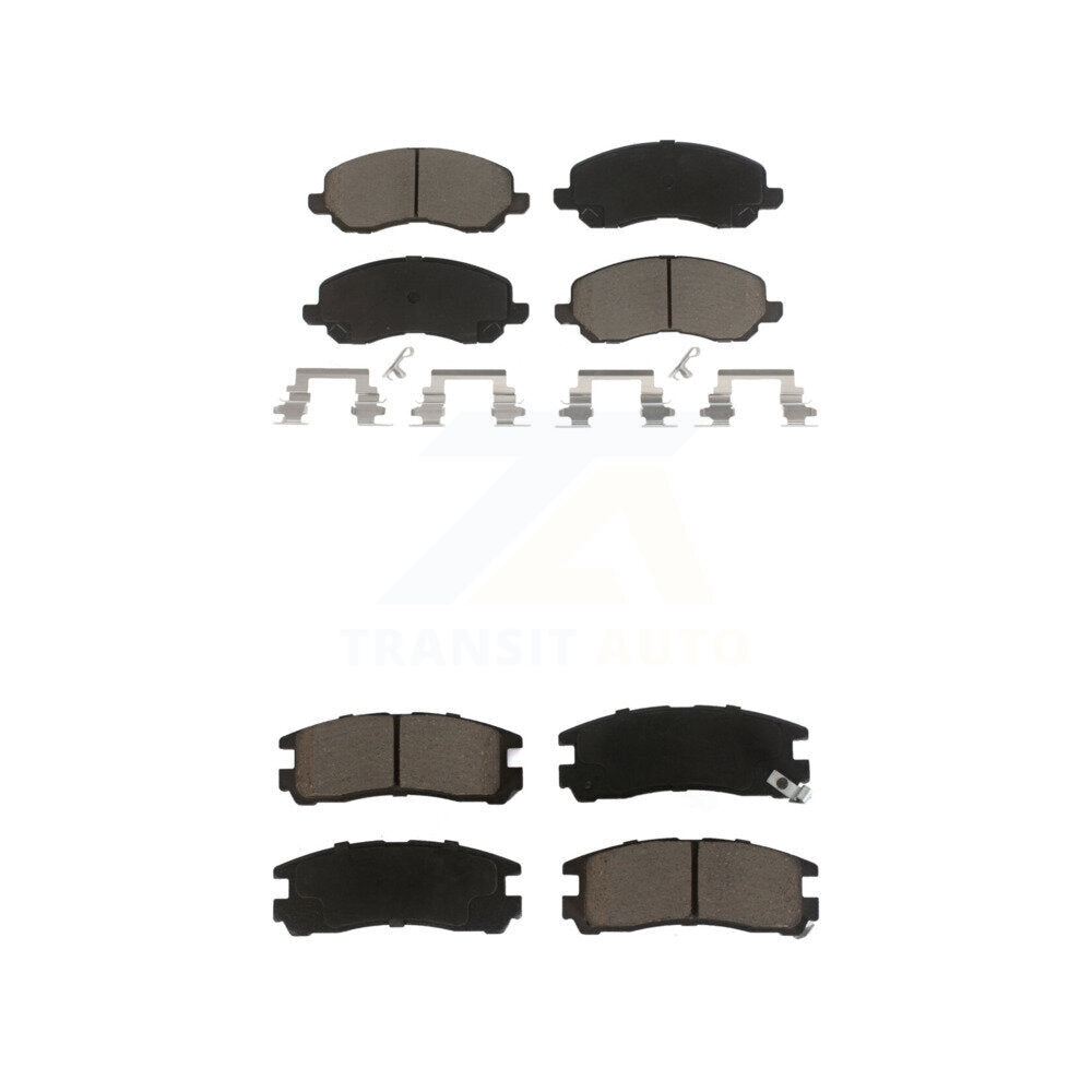 Ceramic Brake Pads Front Rear Kit For Mitsubishi Chrysler Sebring Eclipse Galant