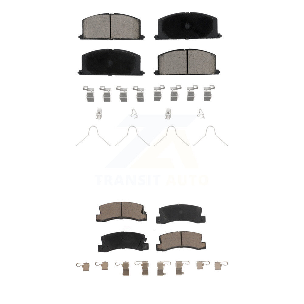 Ceramic Brake Pads Front Rear Kit For Toyota Corolla Celica Geo Prizm Chevrolet