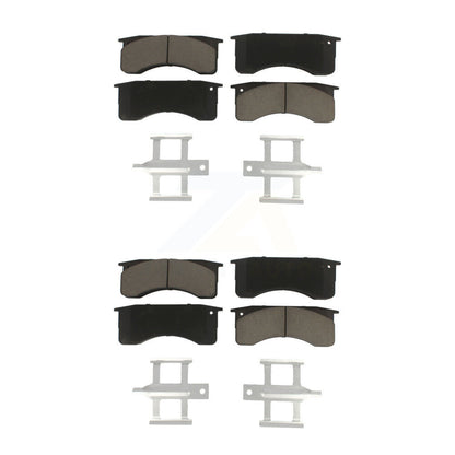 Ceramic Brake Pads Front Rear Kit For IC Corporation International CE School Bus