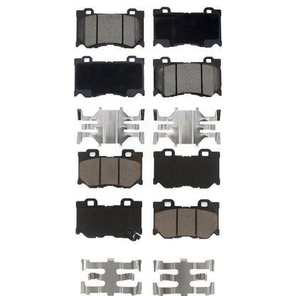 Ceramic Brake Pads Front Rear Kit For INFINITI G37 FX50