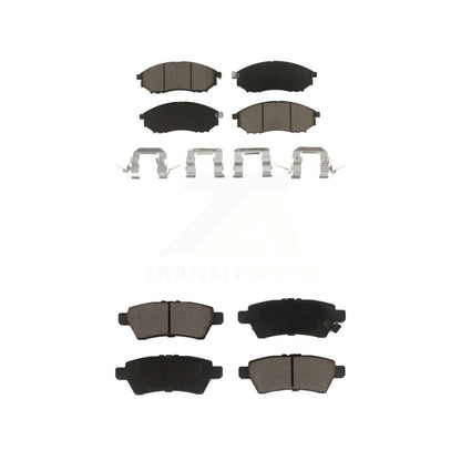 Ceramic Brake Pads Front Rear Kit For 2008-2012 Nissan Pathfinder 5.6L